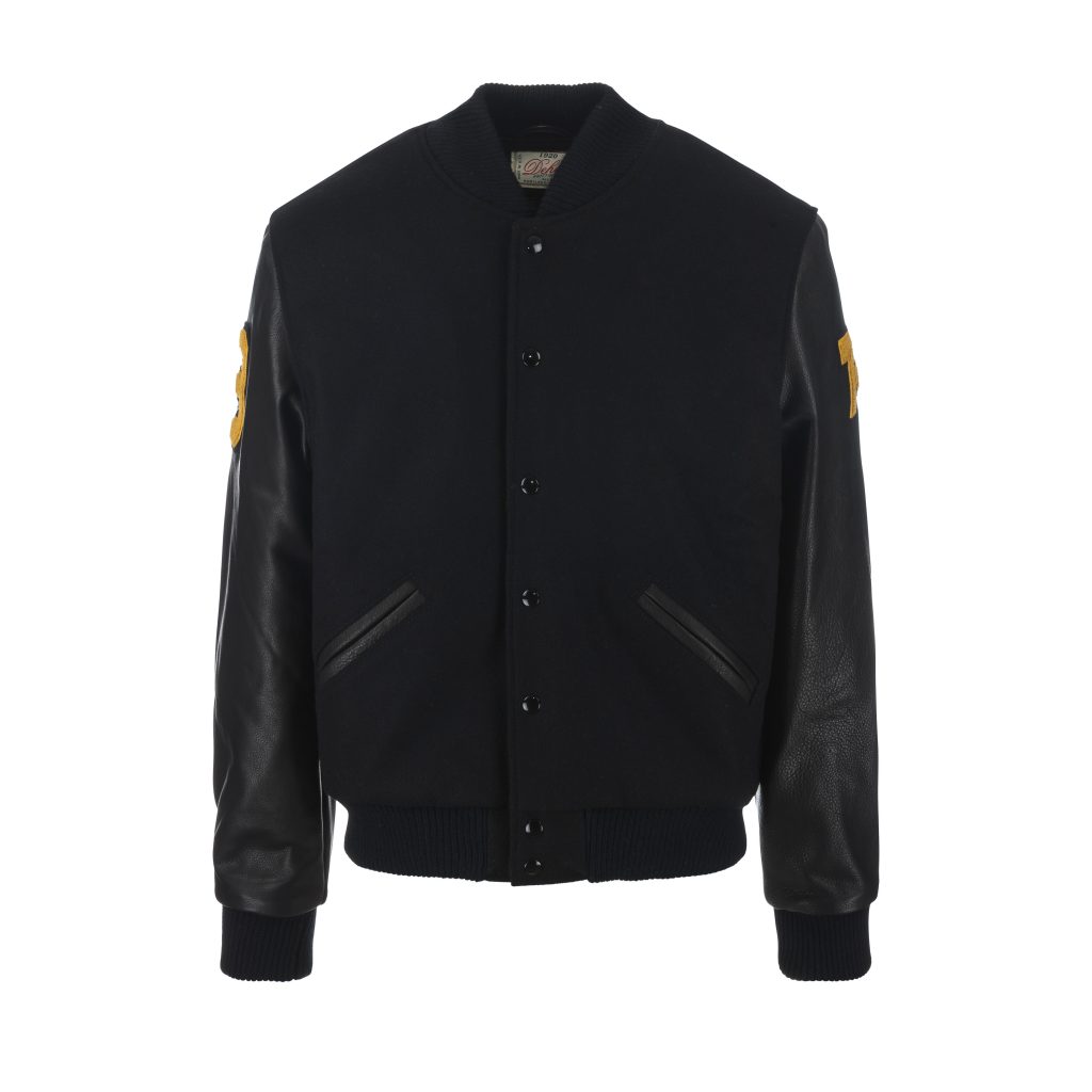 B74 Frankfurt Germany Varsity Jacket Black – B74