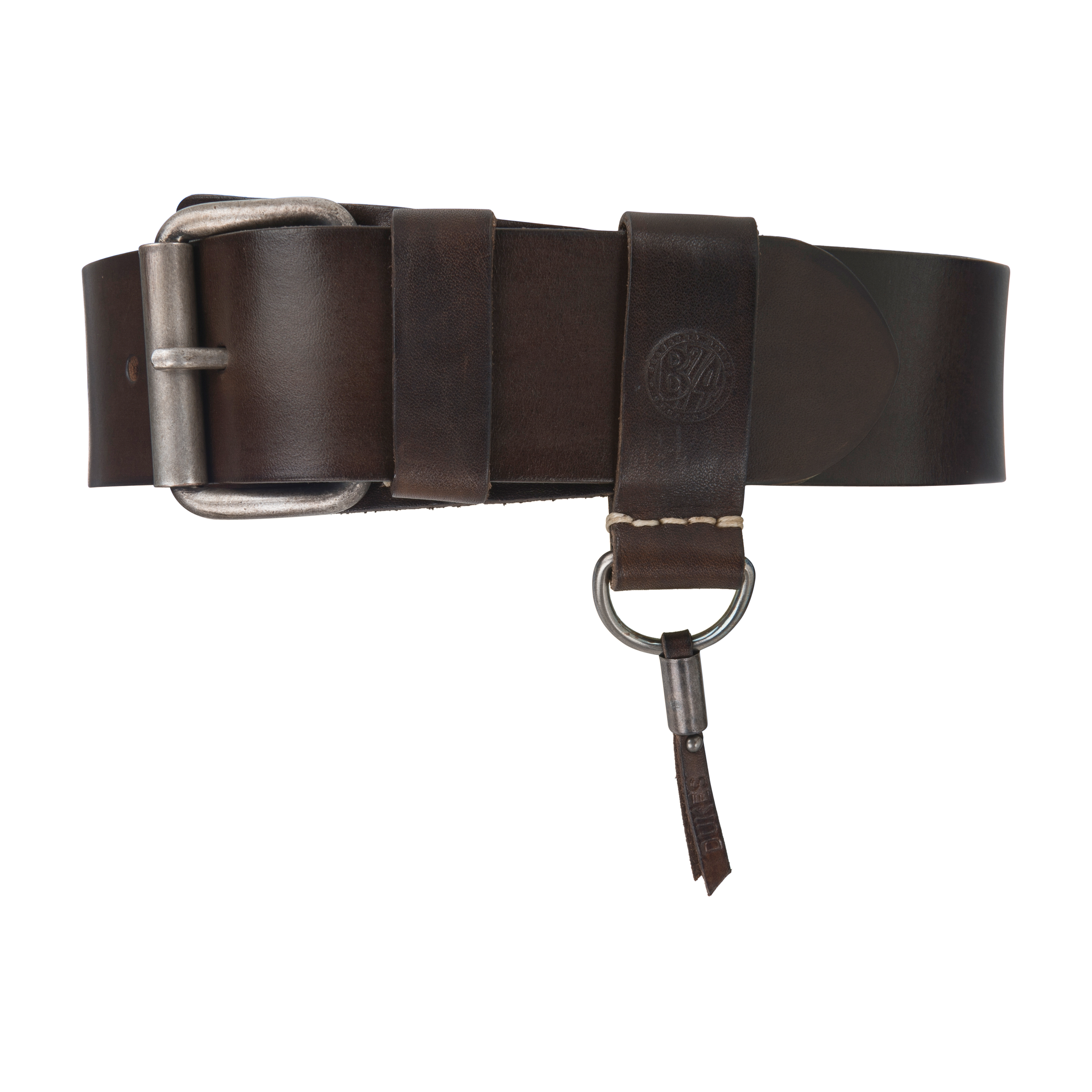 Heritage Handsewn 4.5cm Belt Dark Brown