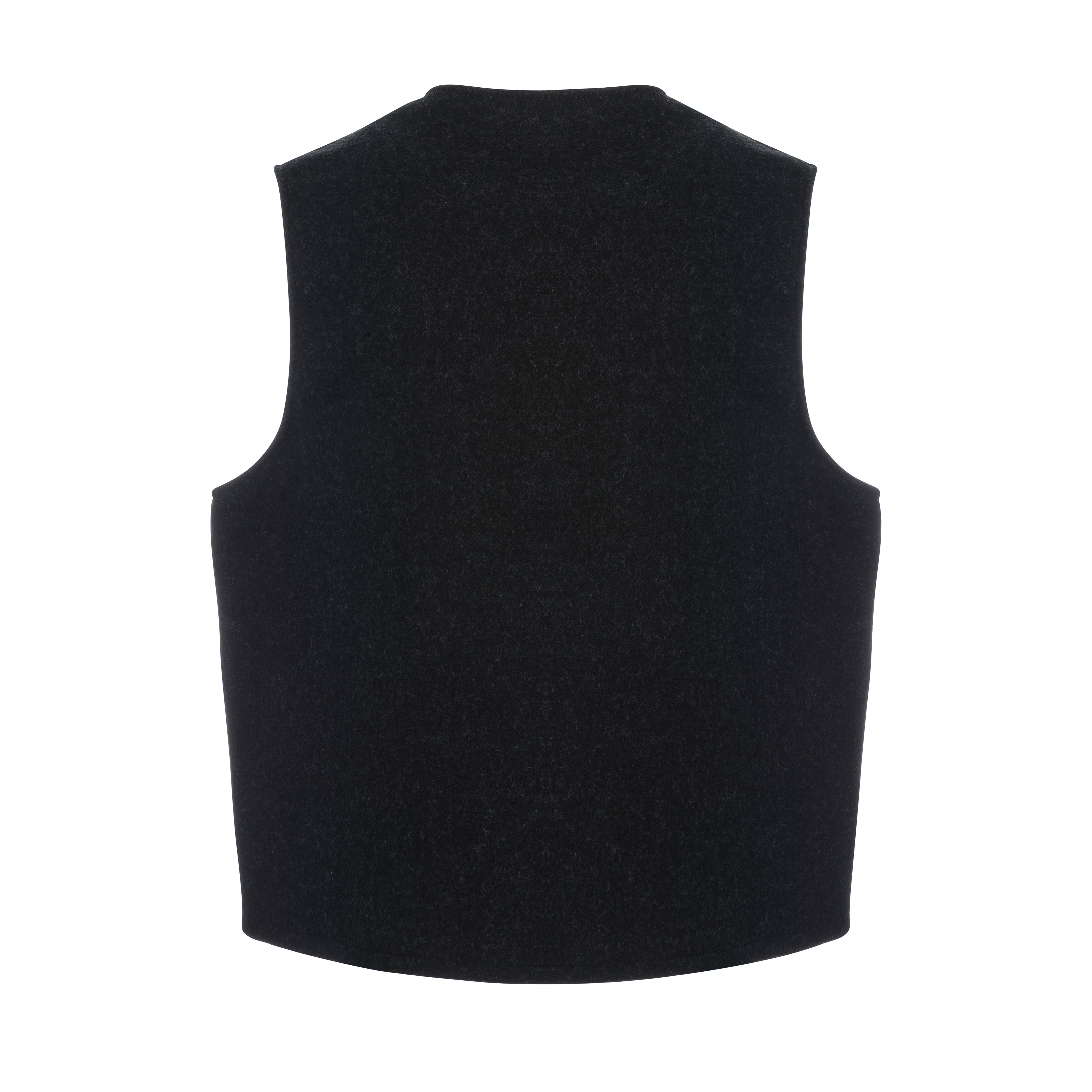 Mackinaw Wool Vest Charcoal – B74