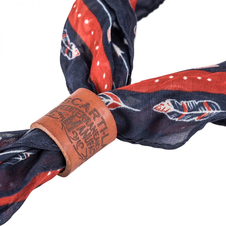 Bandana Ring Leather B74