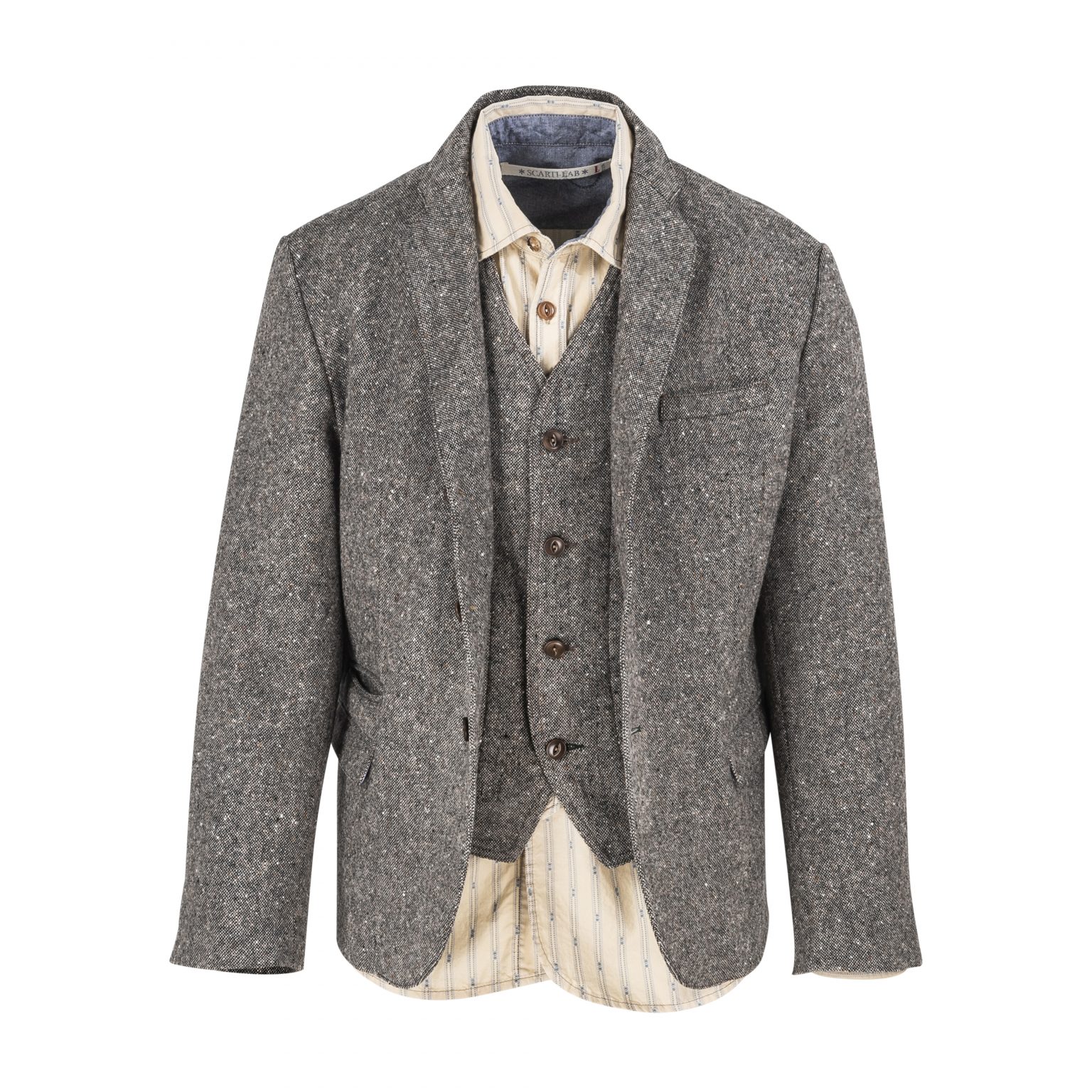 Tweed Jacket Salt and Pepper B74