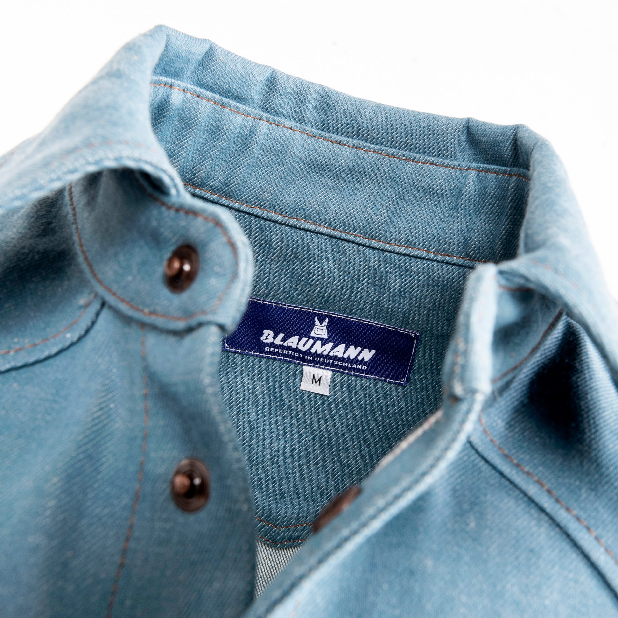 Slim fit Blaumann Shirt Nihon Menpu quarter dip – B74