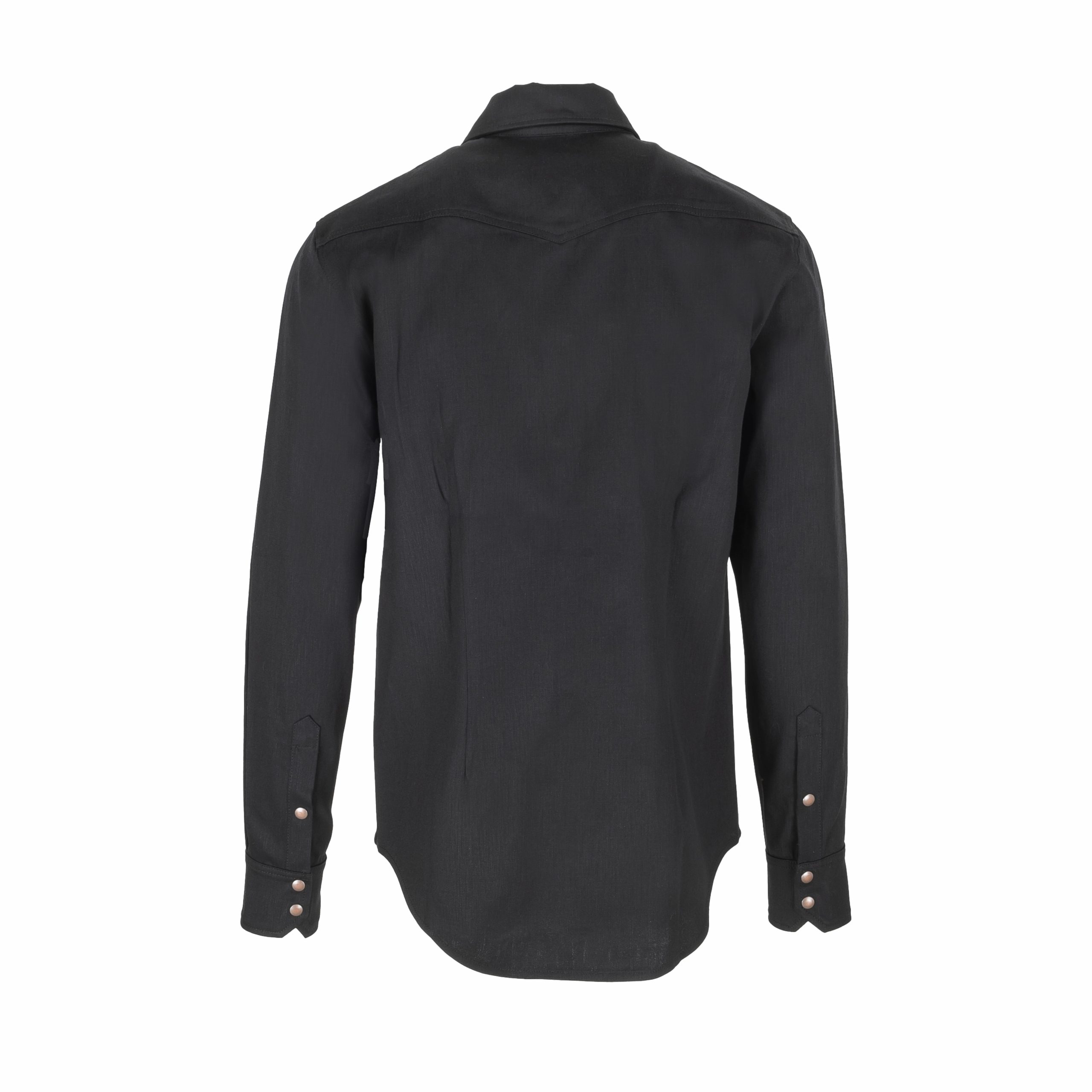 Schmales Blaumann Shirt Black – B74