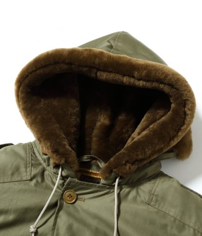 Type B9 Hooded Down Jacket BR15538 Olive Drab - Image 4