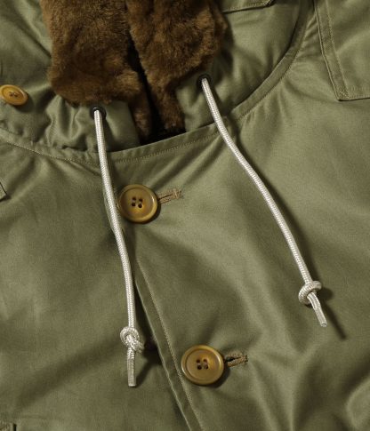 Type B9 Hooded Down Jacket BR15538 Olive Drab - Image 6